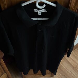 Calvin Klein Men's Polo Shirt in Black size XL . NWT